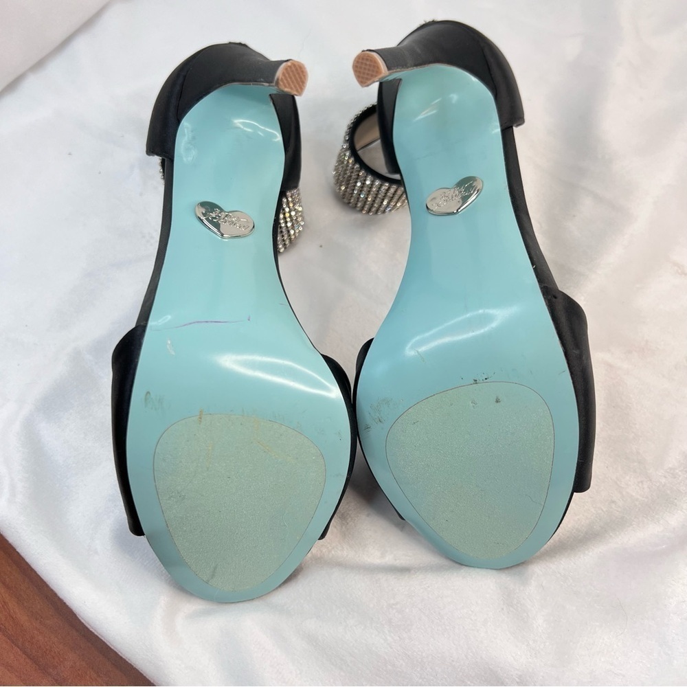 Blue by Betsey Johnson SB-Unite Bling Heels Size 7.5 - Picture 10 of 11